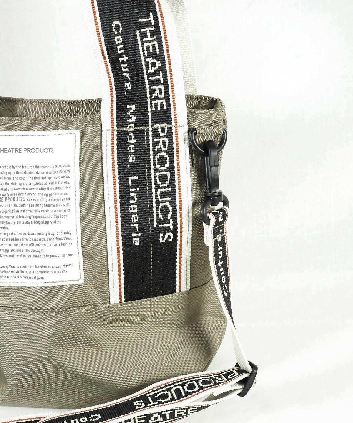 THEATRE PRODUCTS(シアタープロダクツ)ブラックタイプ2wayトート
