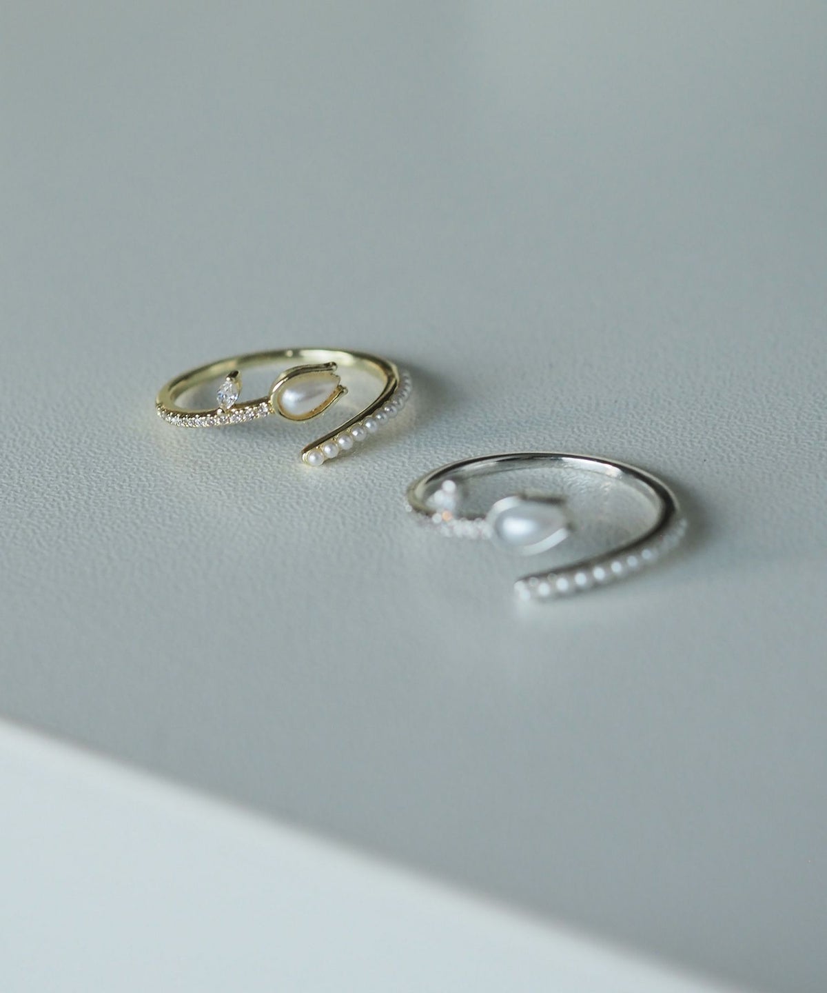 チューリップパールオープンリング