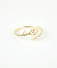 チューリップパールオープンリング