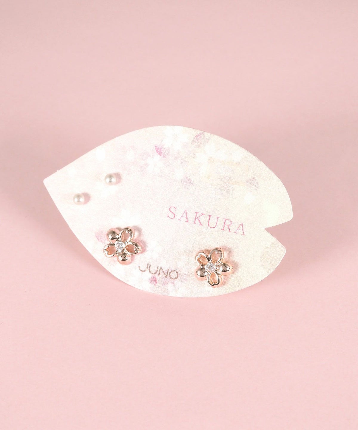 サクラメタルラインセットチタンポストピアス