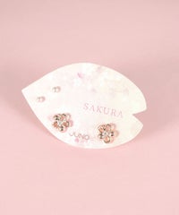 サクラメタルラインセットチタンポストピアス