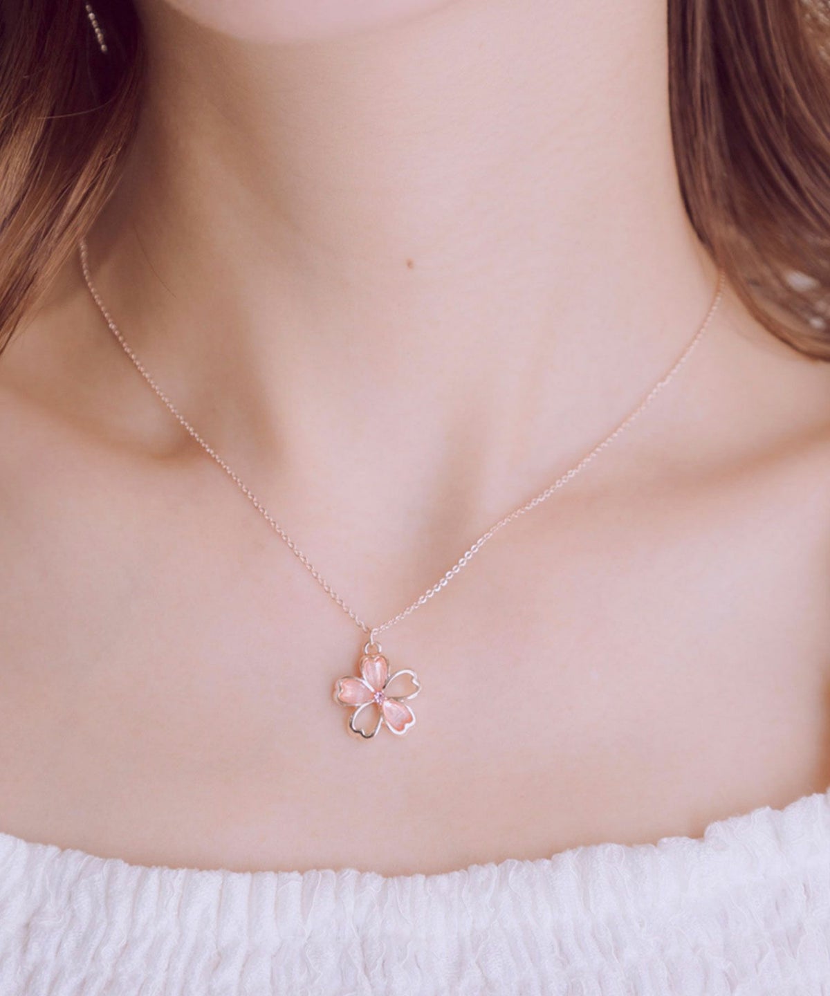 サクラフラグメントネックレス