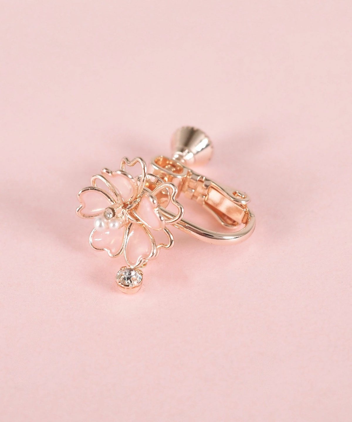 サクラシャインラインイヤリング