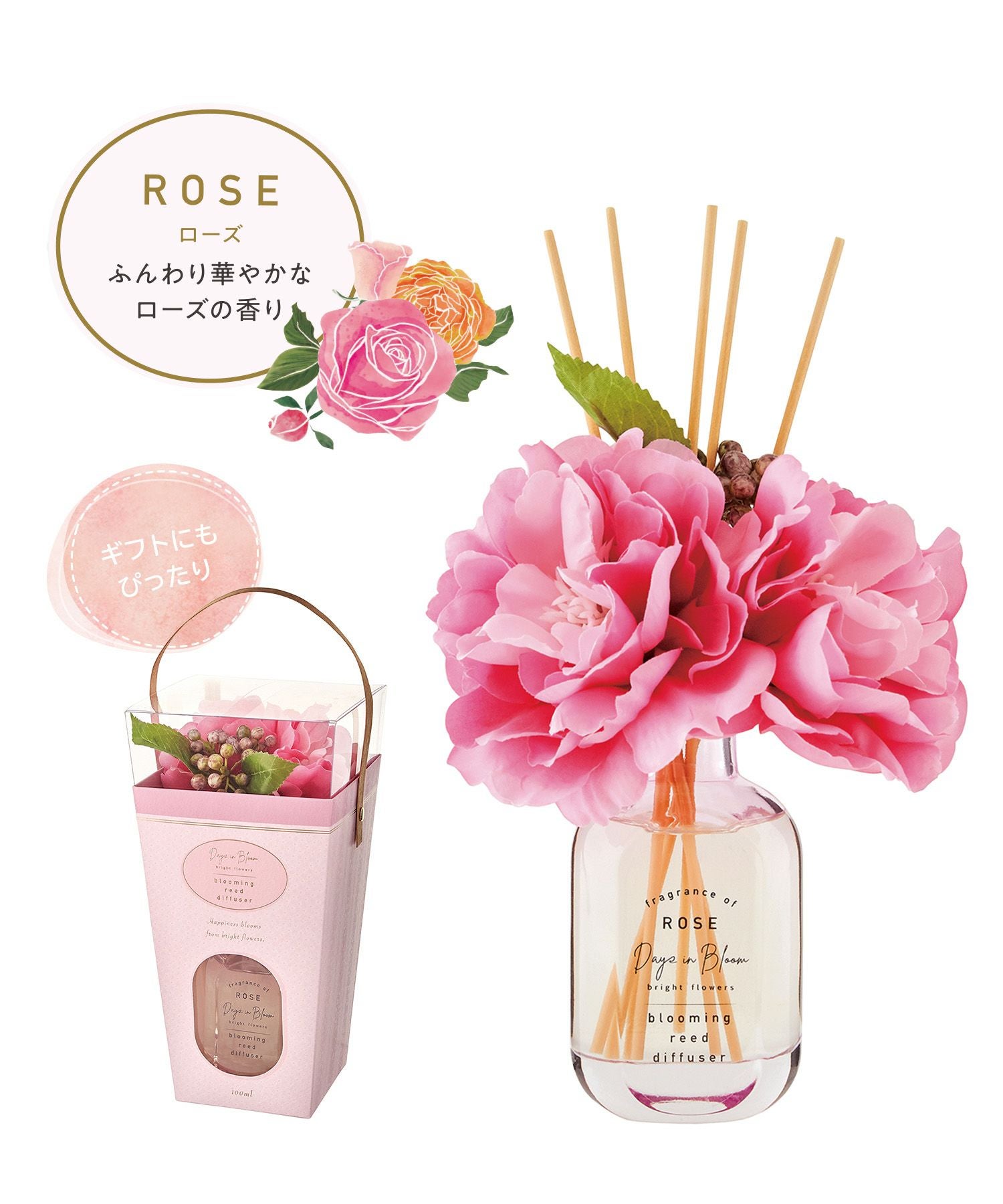 デイズインブルームブルーミングリードディフューザー