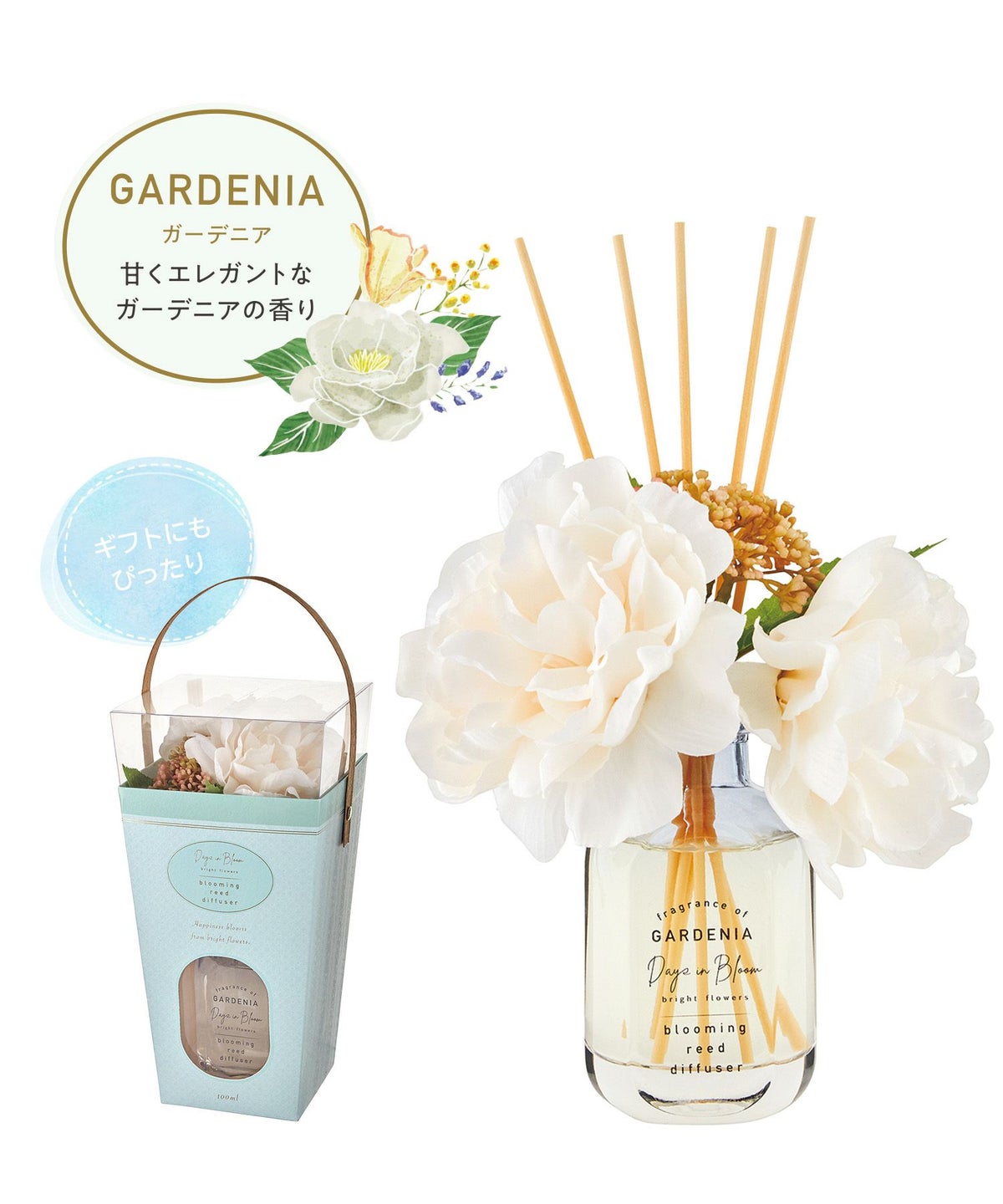 デイズインブルームブルーミングリードディフューザー