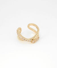 エタニティクロスストーンイヤーカフ