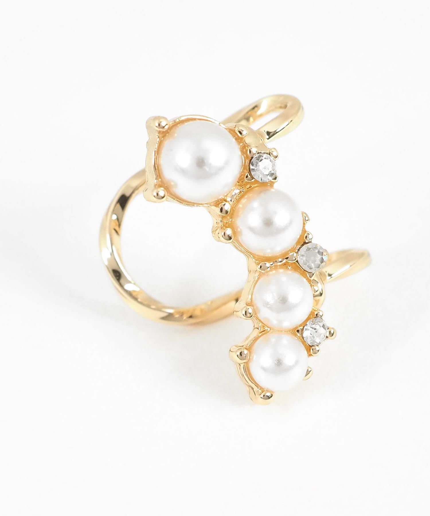 パールストーンイヤーカフ