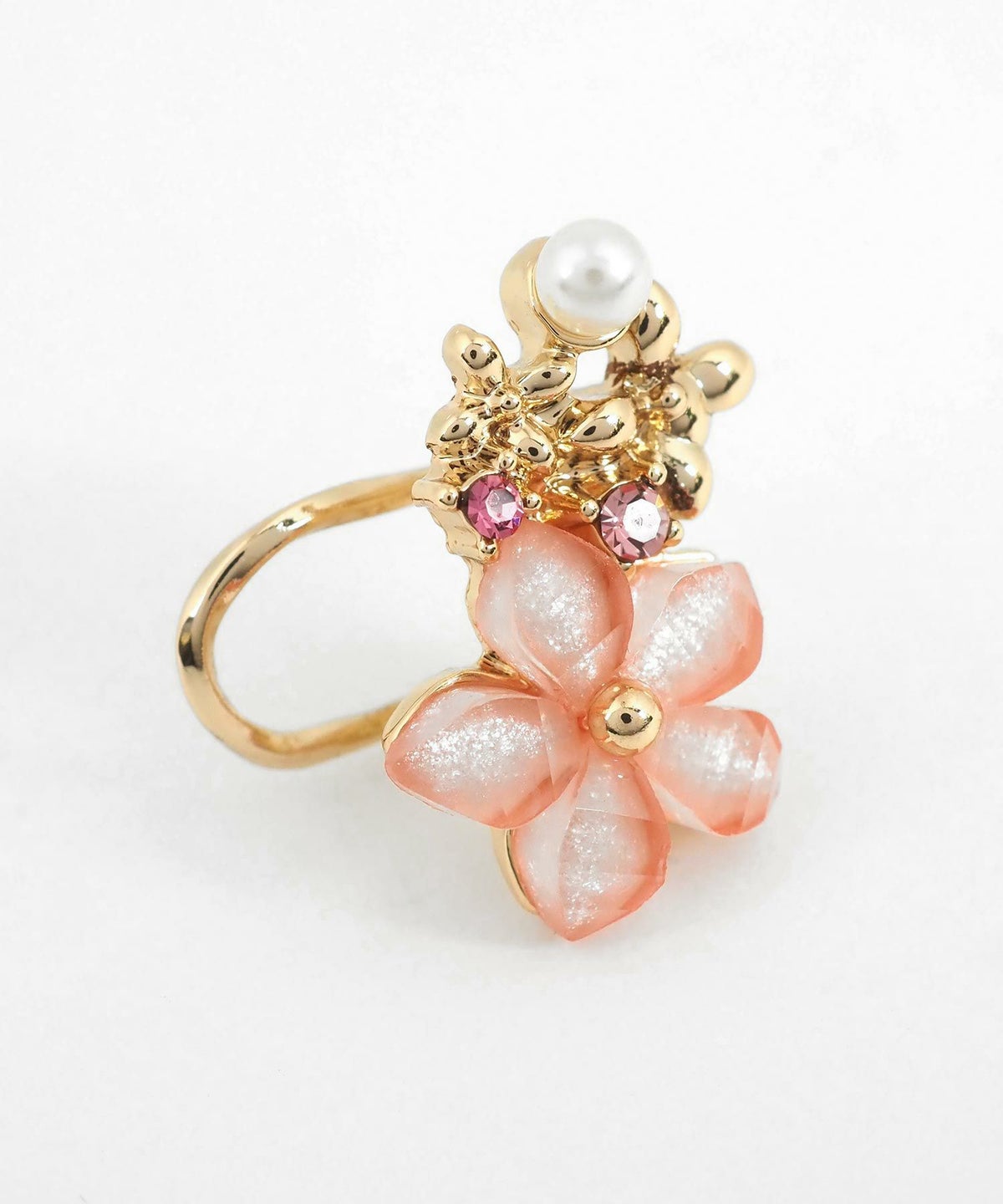 フラワーブーケイヤーカフ