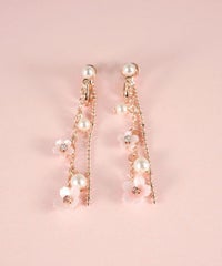 サクラパール2連イヤリング