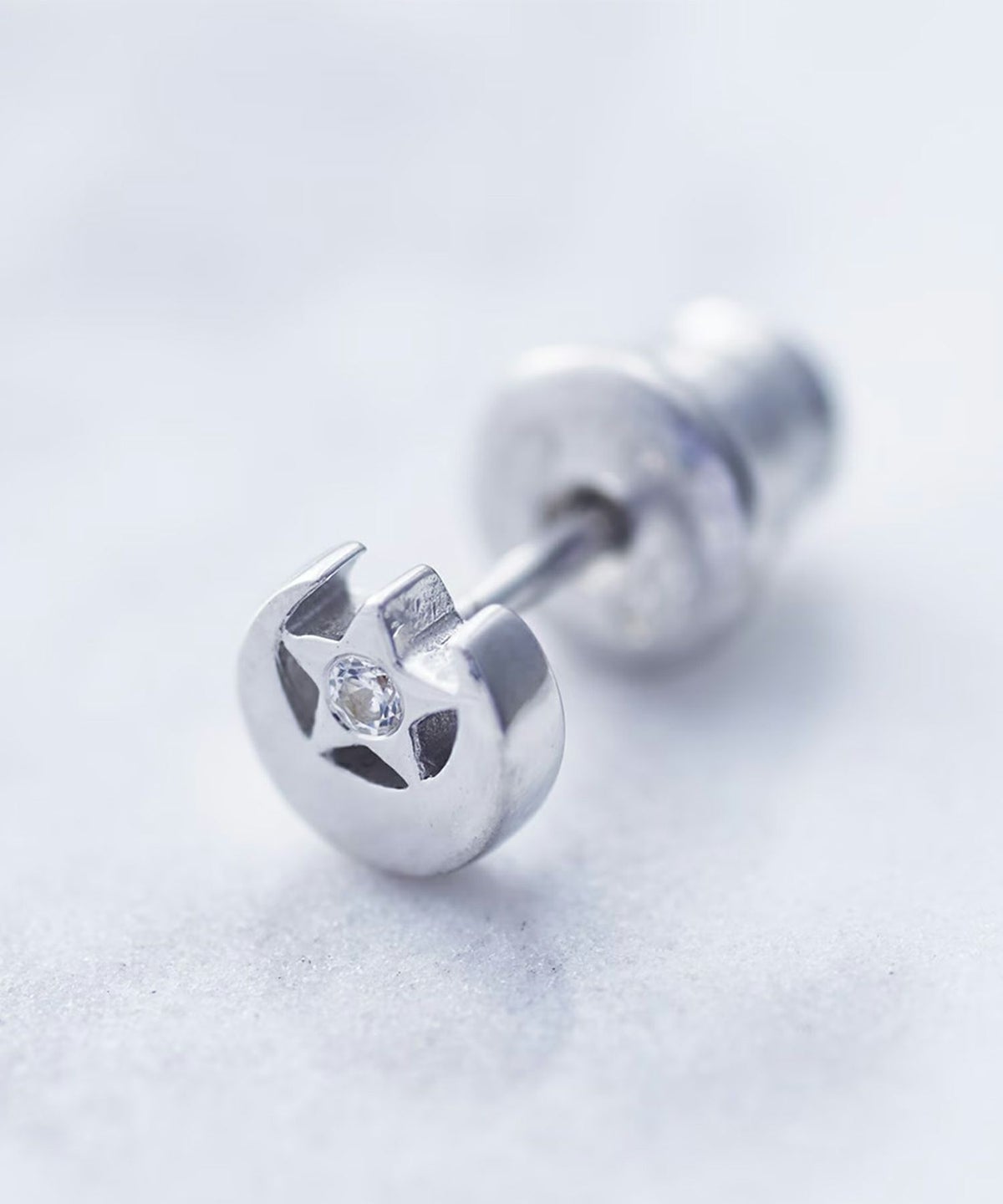 [SV925]LUNA ESTRELLAピアス【Crescent Luna】