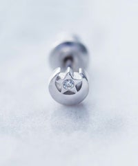 [SV925]LUNA ESTRELLAピアス【Crescent Luna】
