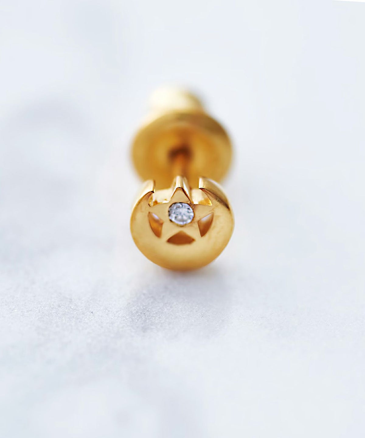 [SV925]LUNA ESTRELLAピアス【Crescent Luna】