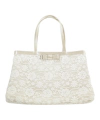 刺繍レースサブバッグ