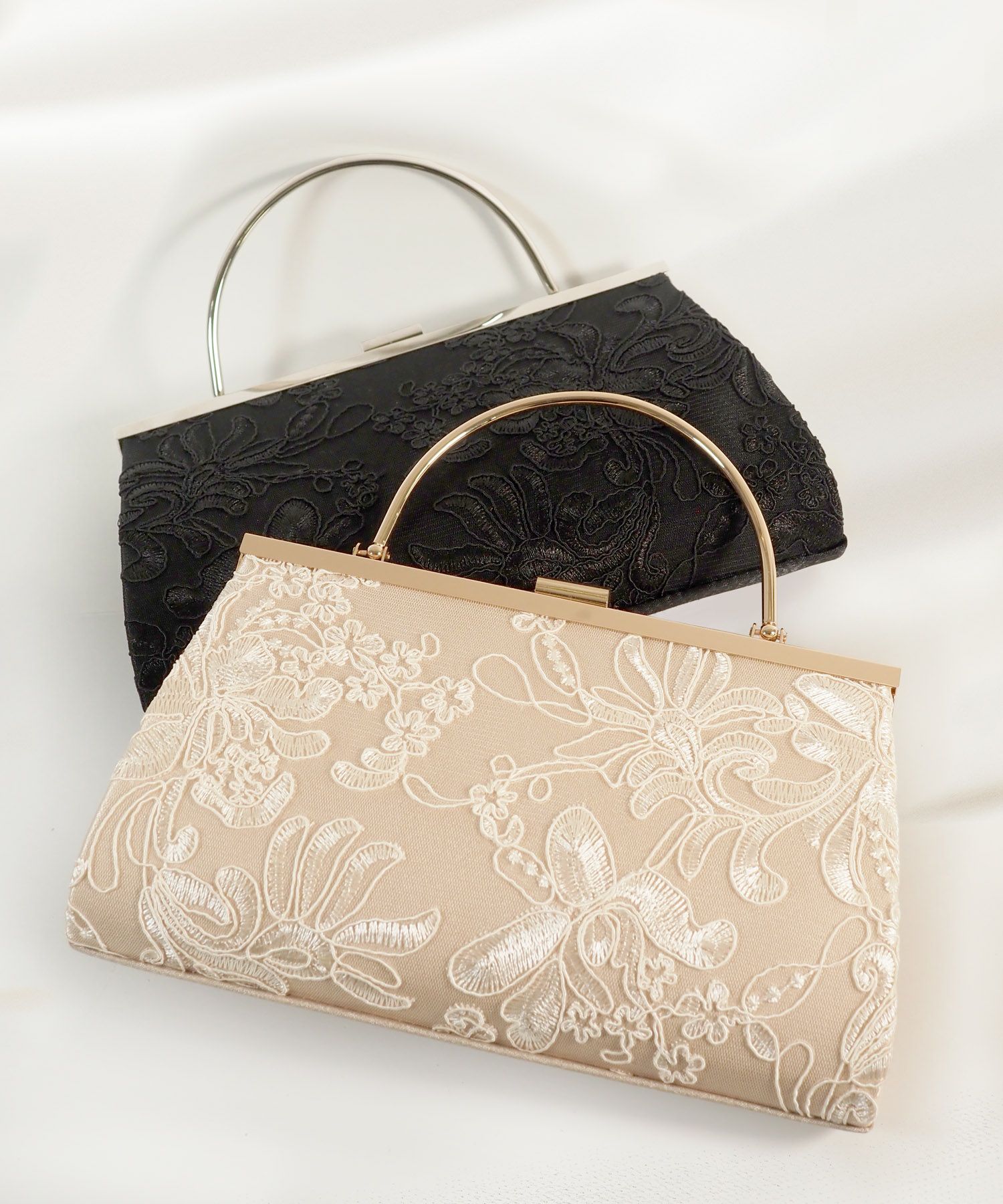 メタルハンドルオケージョンバッグ