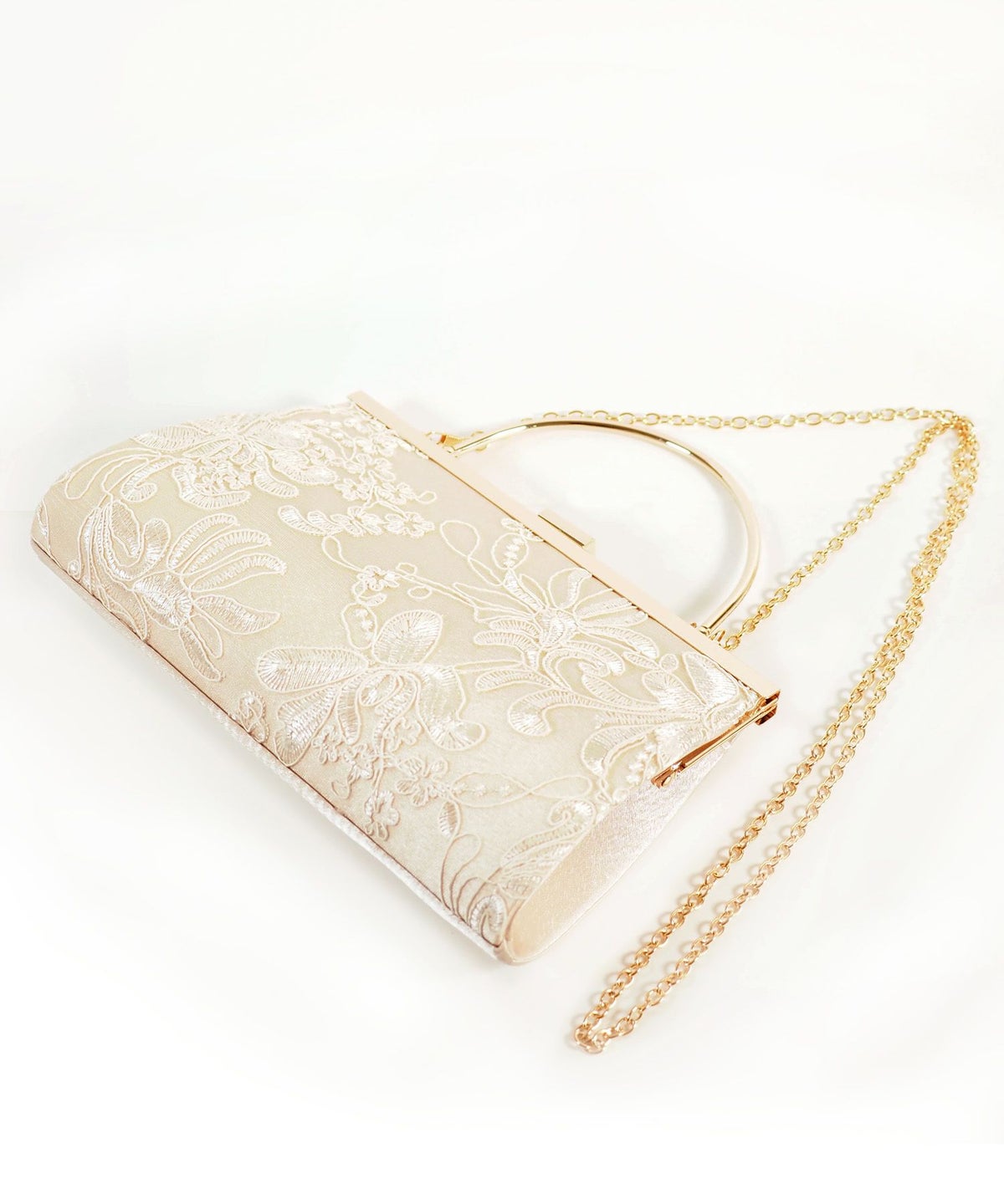 メタルハンドルオケージョンバッグ