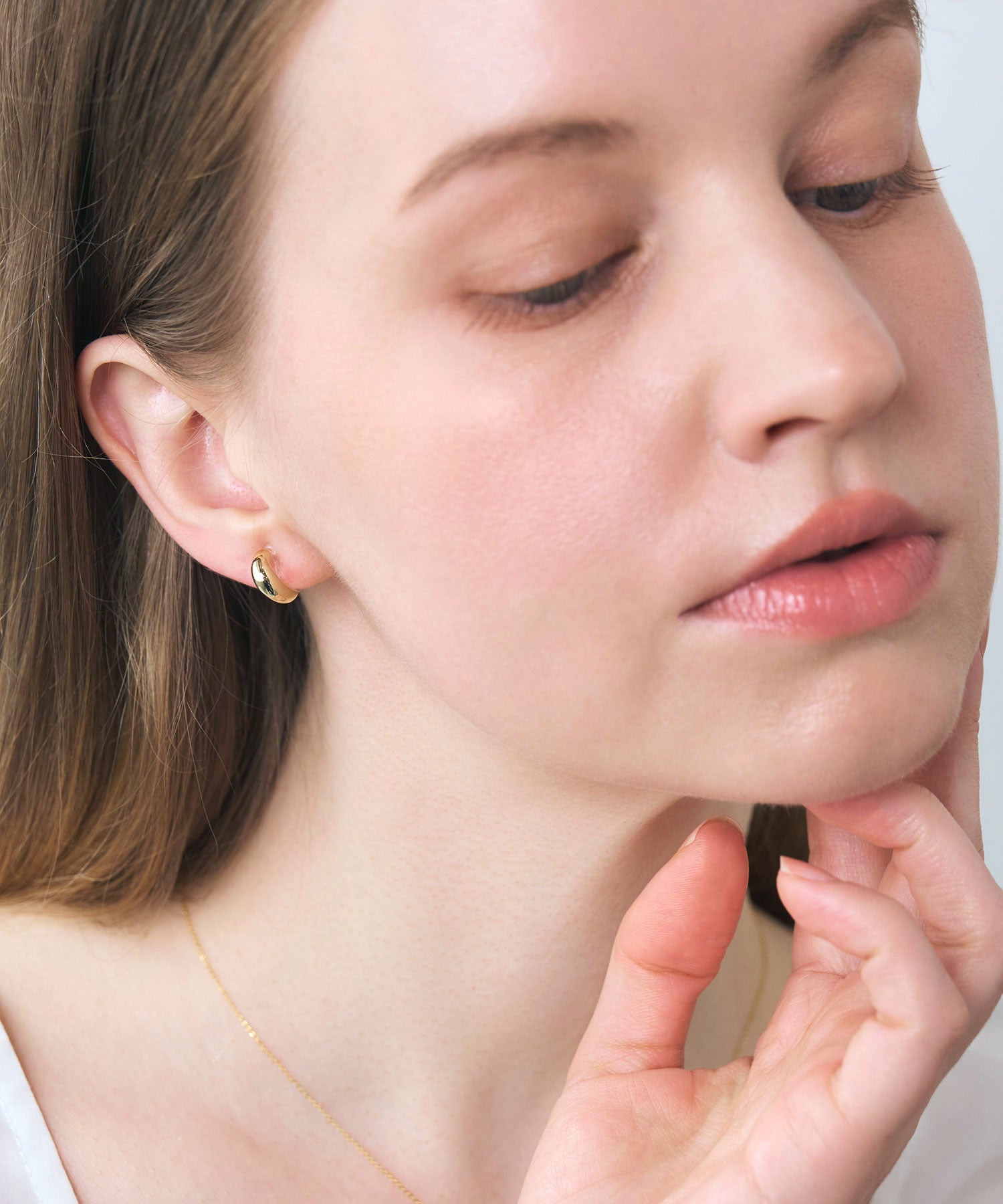 【web限定】ルミプランプフープ樹脂ノンホールイヤリング【Lumirise】