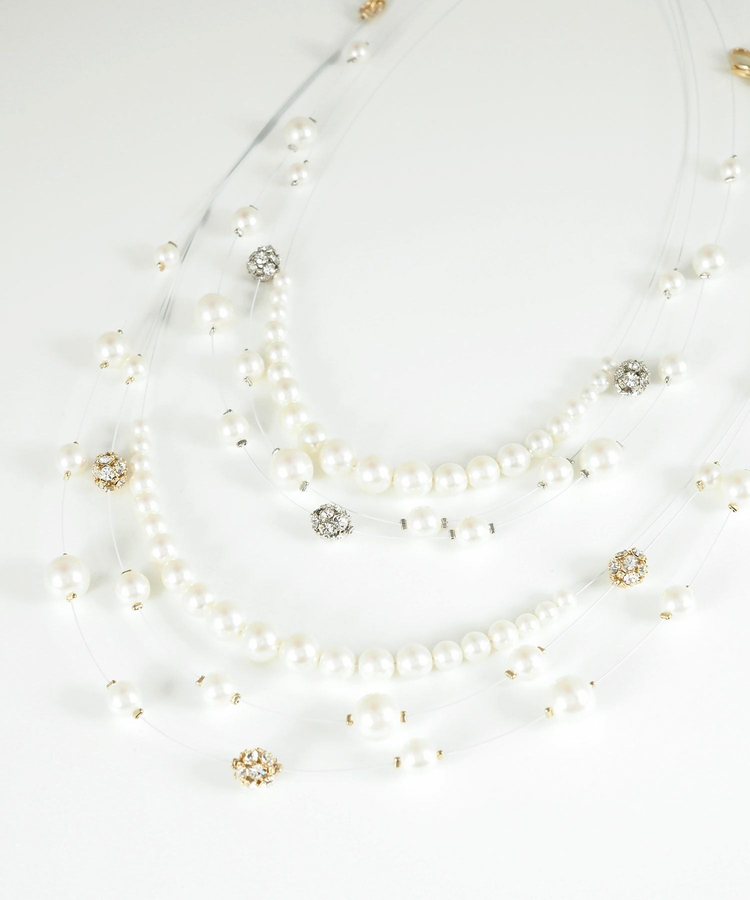 ワイヤーパールネックレス【MUK voyalibre】