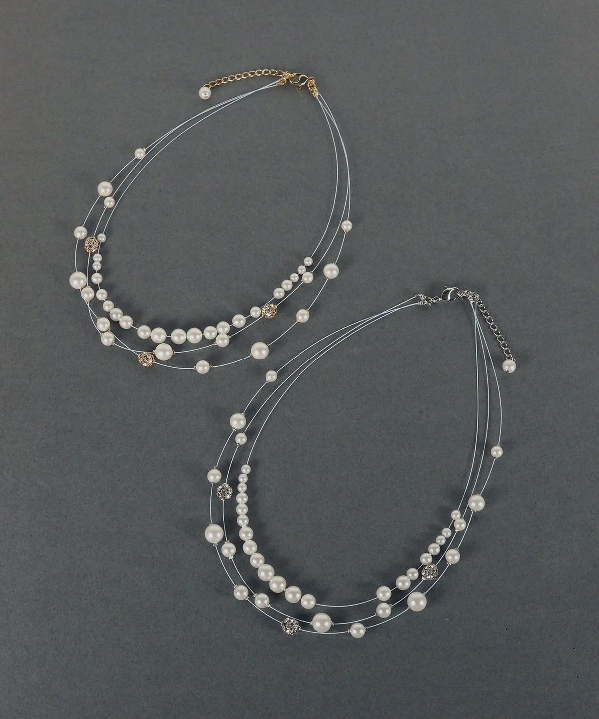 ワイヤーパールネックレス【MUK voyalibre】