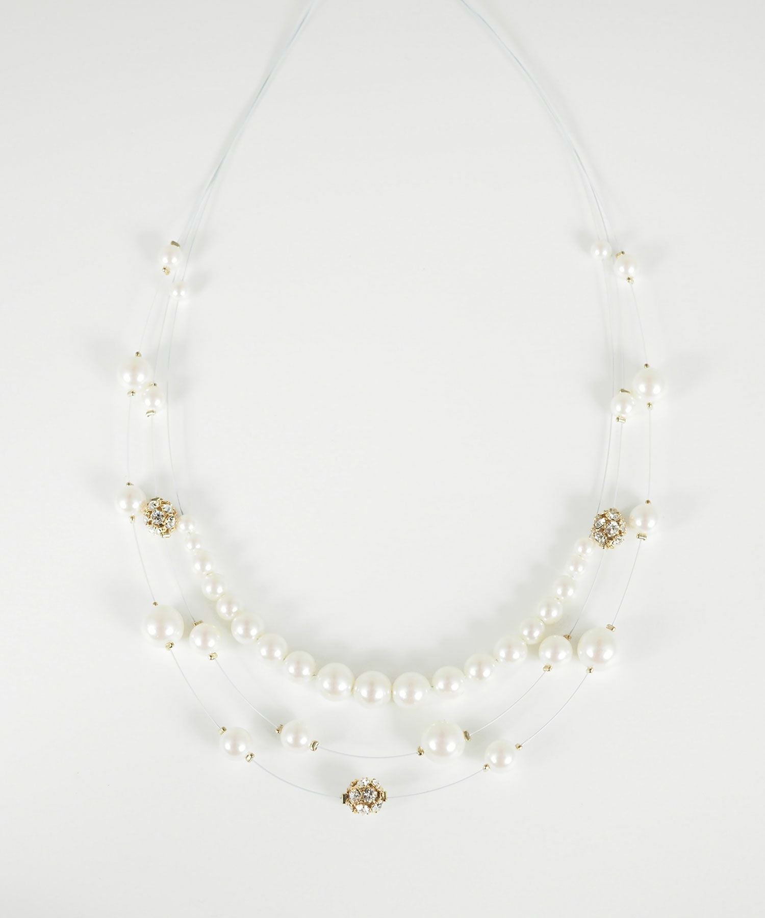 ワイヤーパールネックレス【MUK voyalibre】