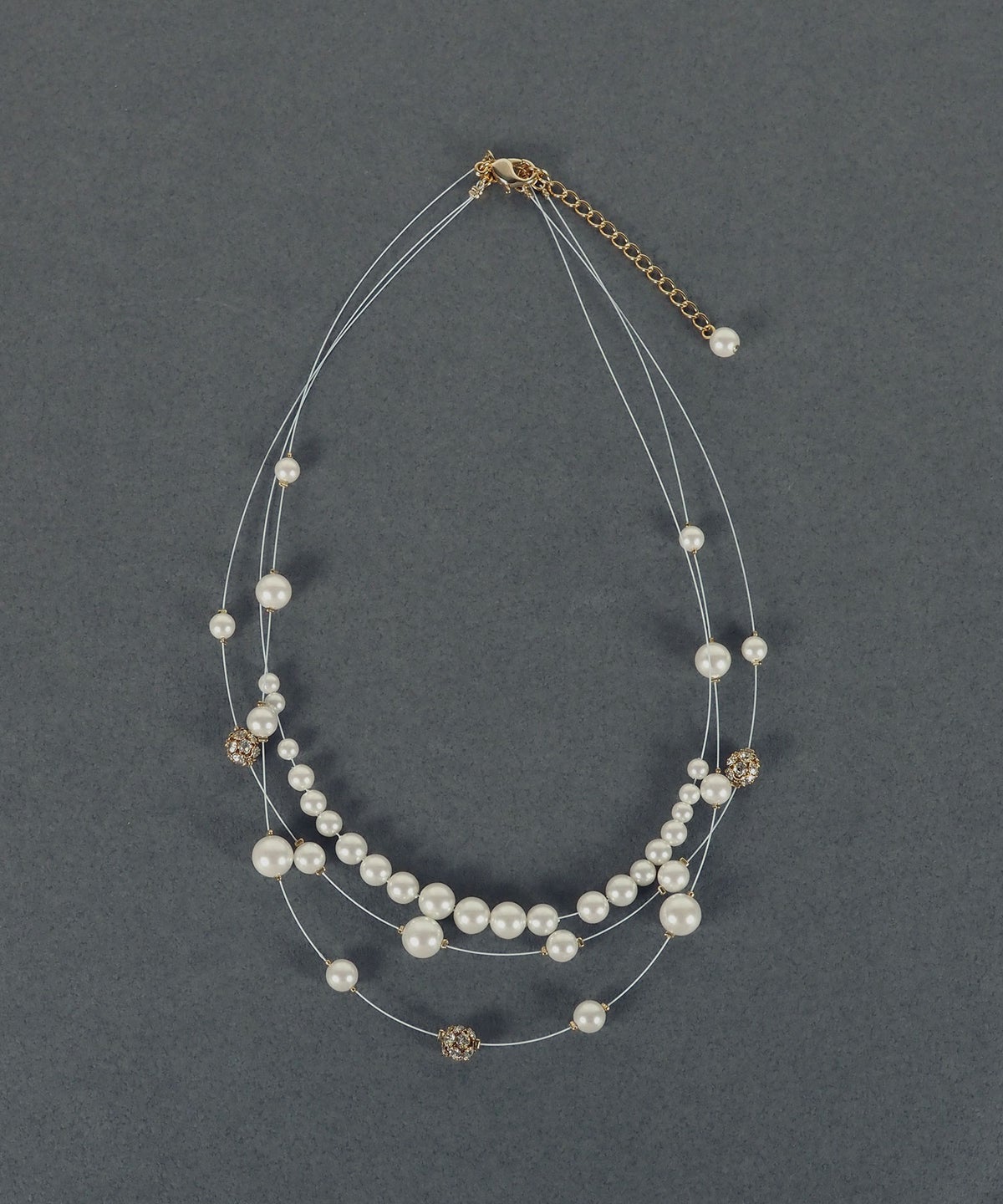 ワイヤーパールネックレス【MUK voyalibre】