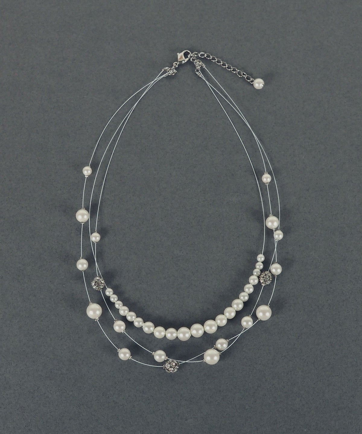 ワイヤーパールネックレス【MUK voyalibre】