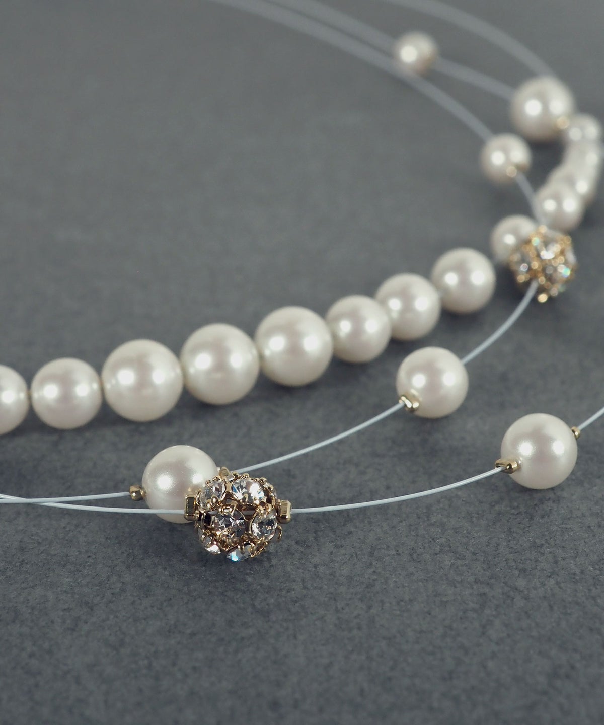 ワイヤーパールネックレス【MUK voyalibre】