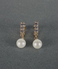 スリーグレインズパールイヤリング【MUK voyalibre】