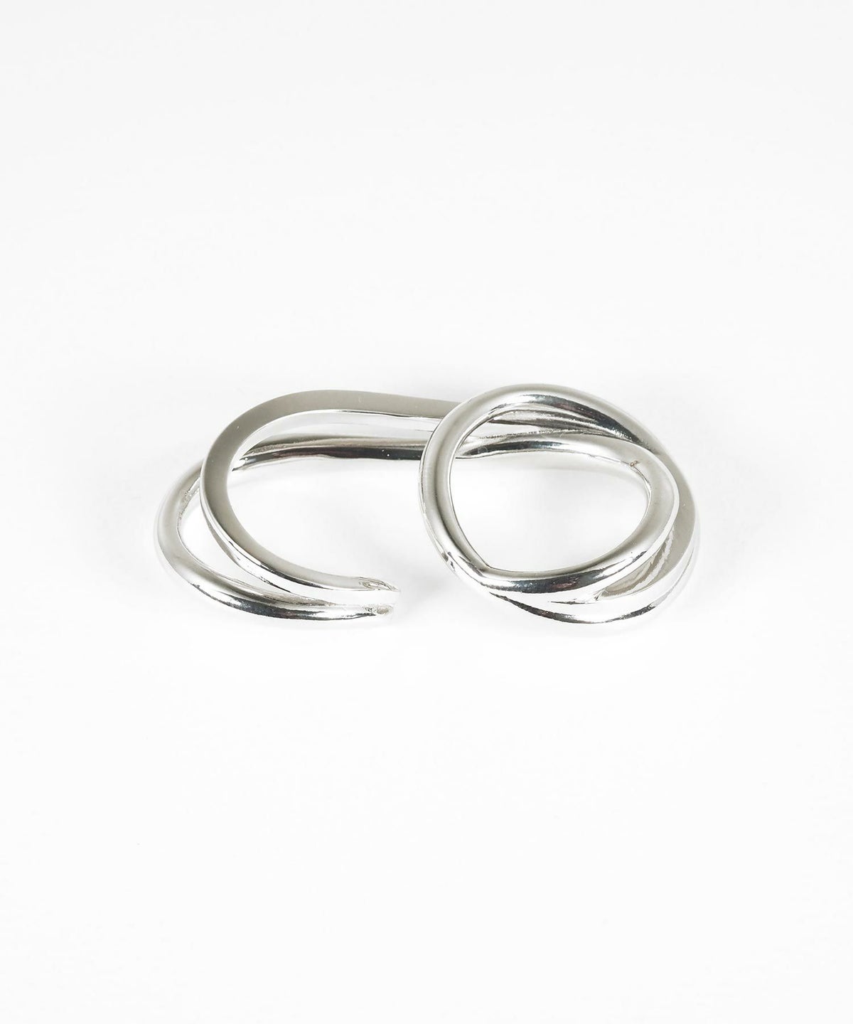 ボリュームメタルダブルリング