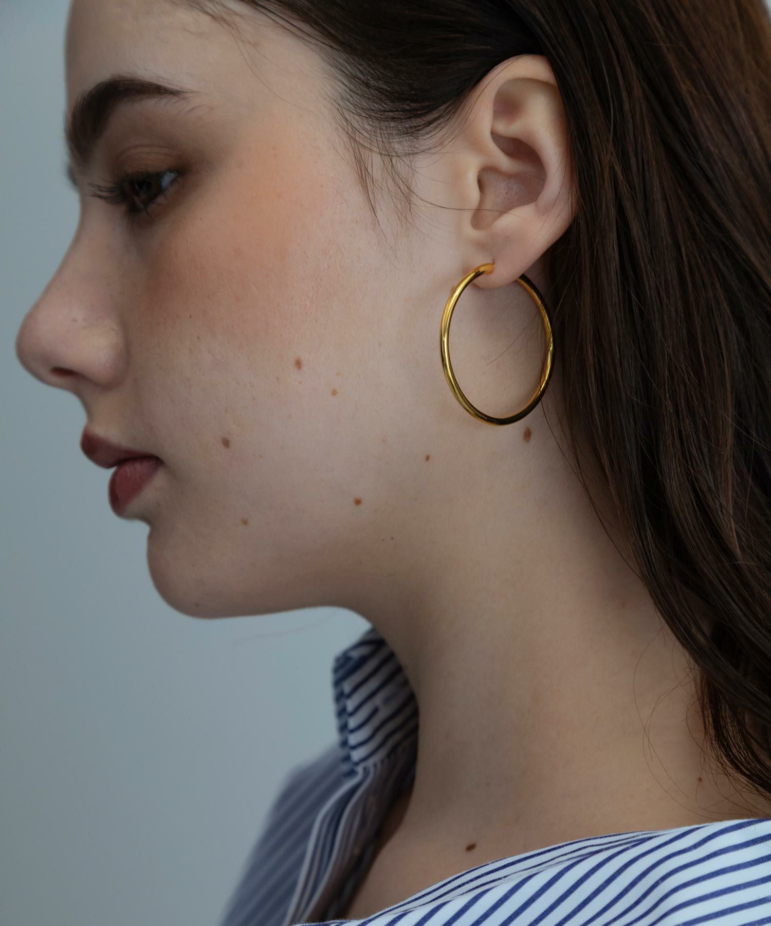 SleekフープチタンポストピアスM