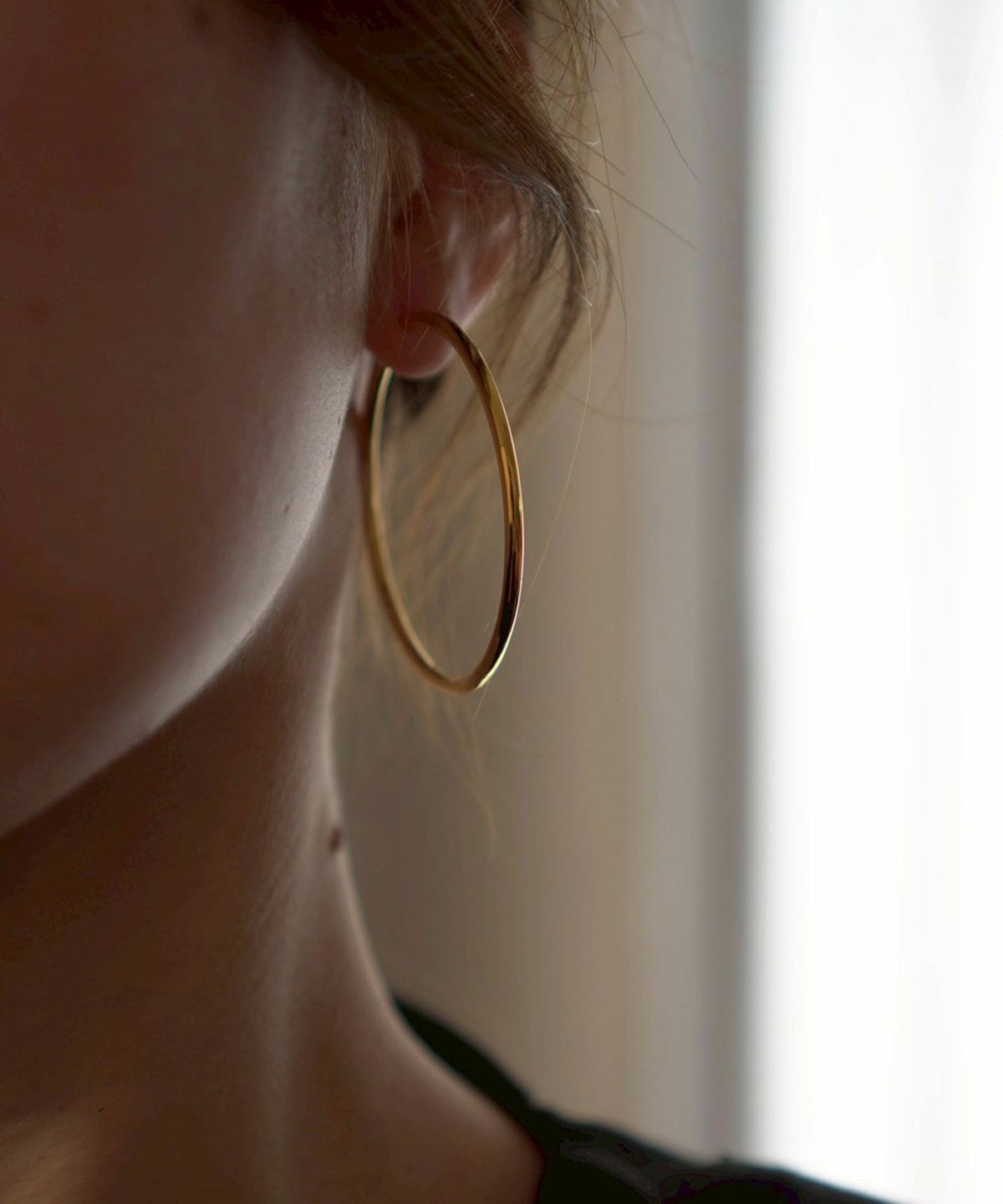 SleekフープチタンポストピアスM