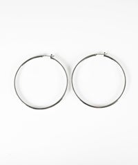 SleekフープチタンポストピアスL