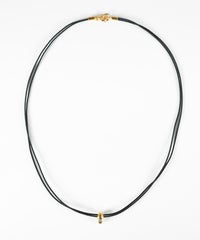 タイニードロップメタルコードネックレス