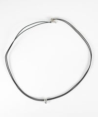 タイニードロップメタルコードネックレス