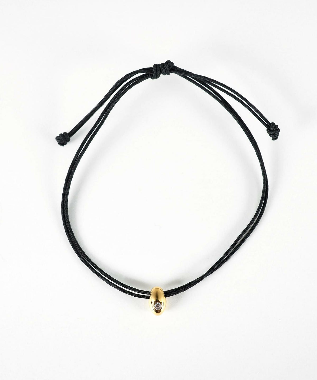 タイニードロップメタルコードブレスレット