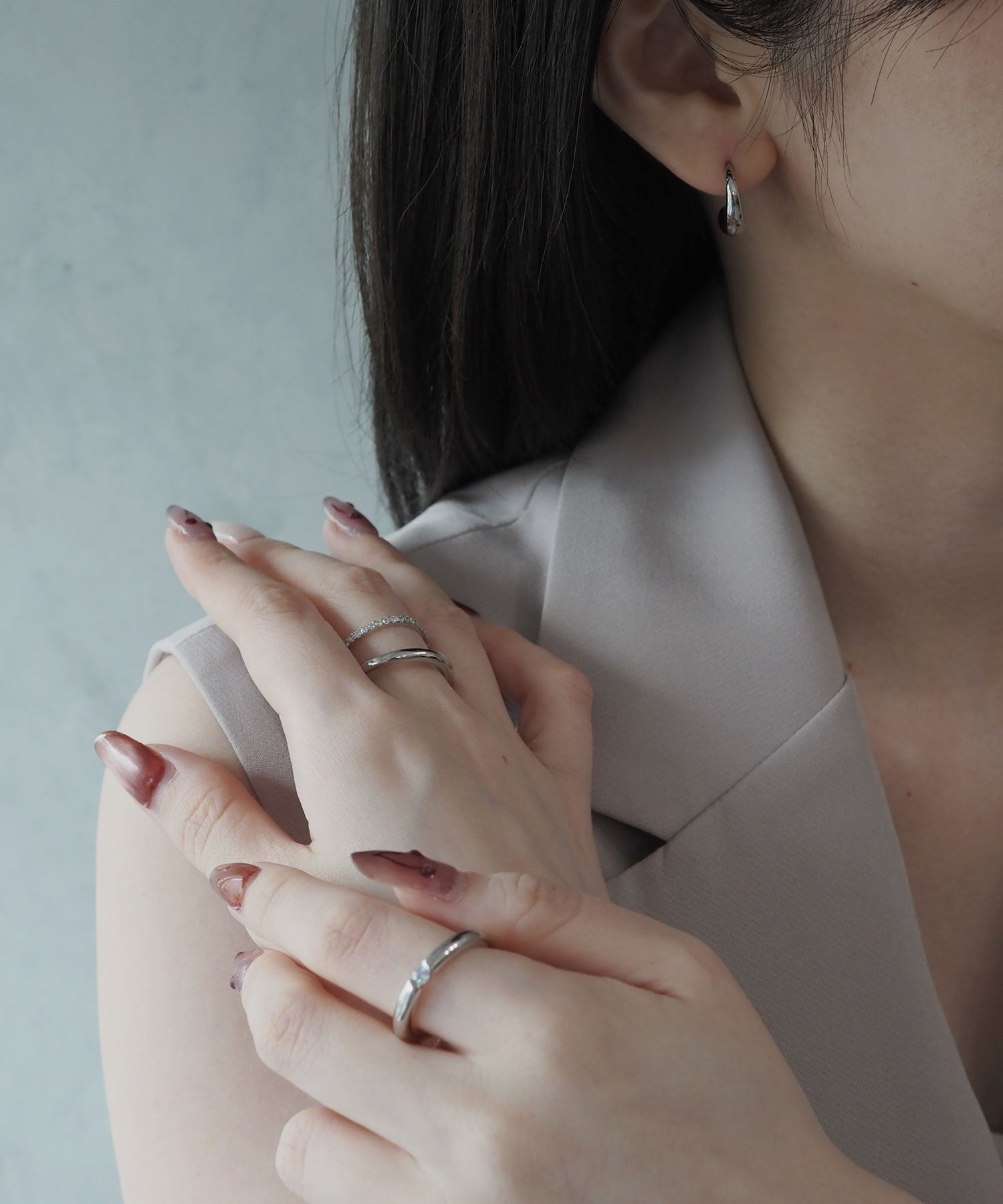 ピュアラウンドリング【over size ring collection】