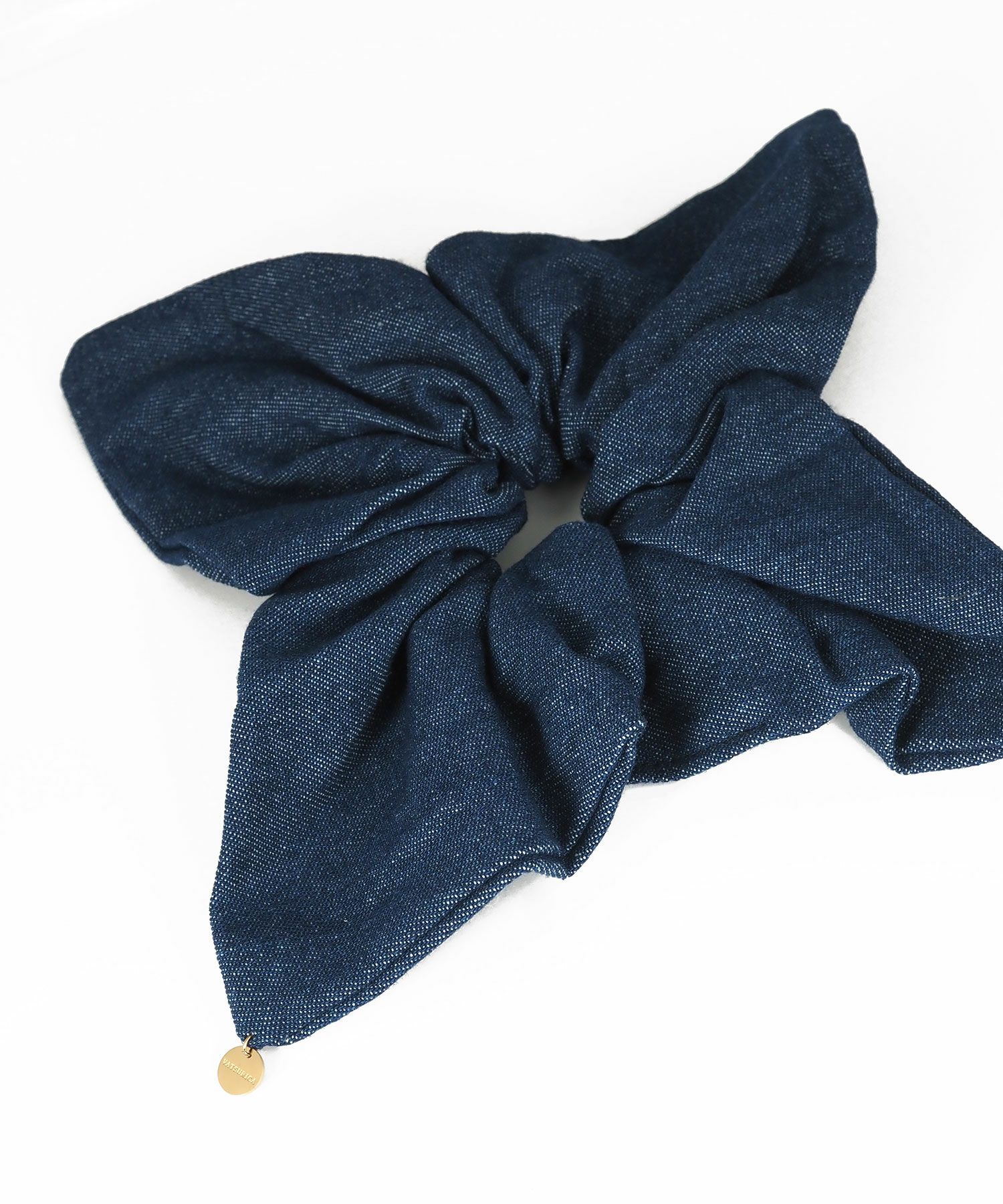 デニムスクエアシュシュ