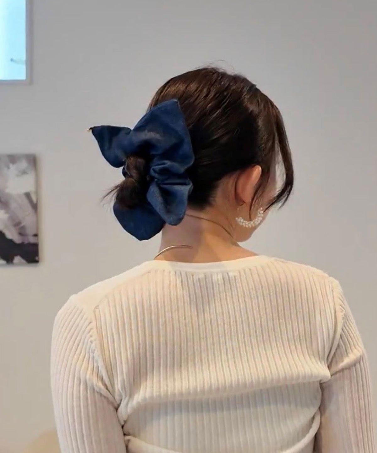 デニムスクエアシュシュ