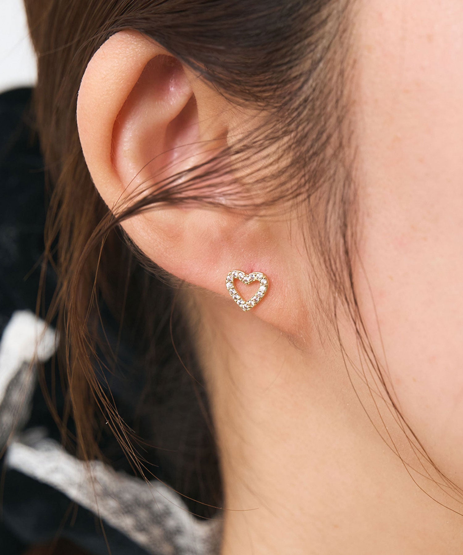 パヴェハートスレッドレスサージカルステンレスピアス