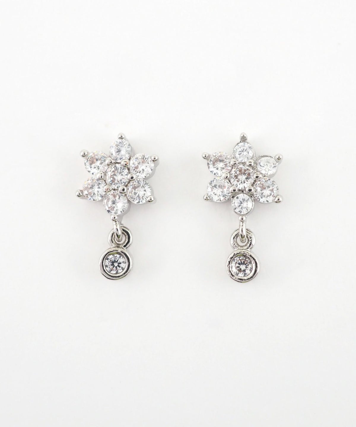 フラワースレッドレスサージカルステンレスポストピアス