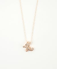 アシンメトリーバタフライネックレス