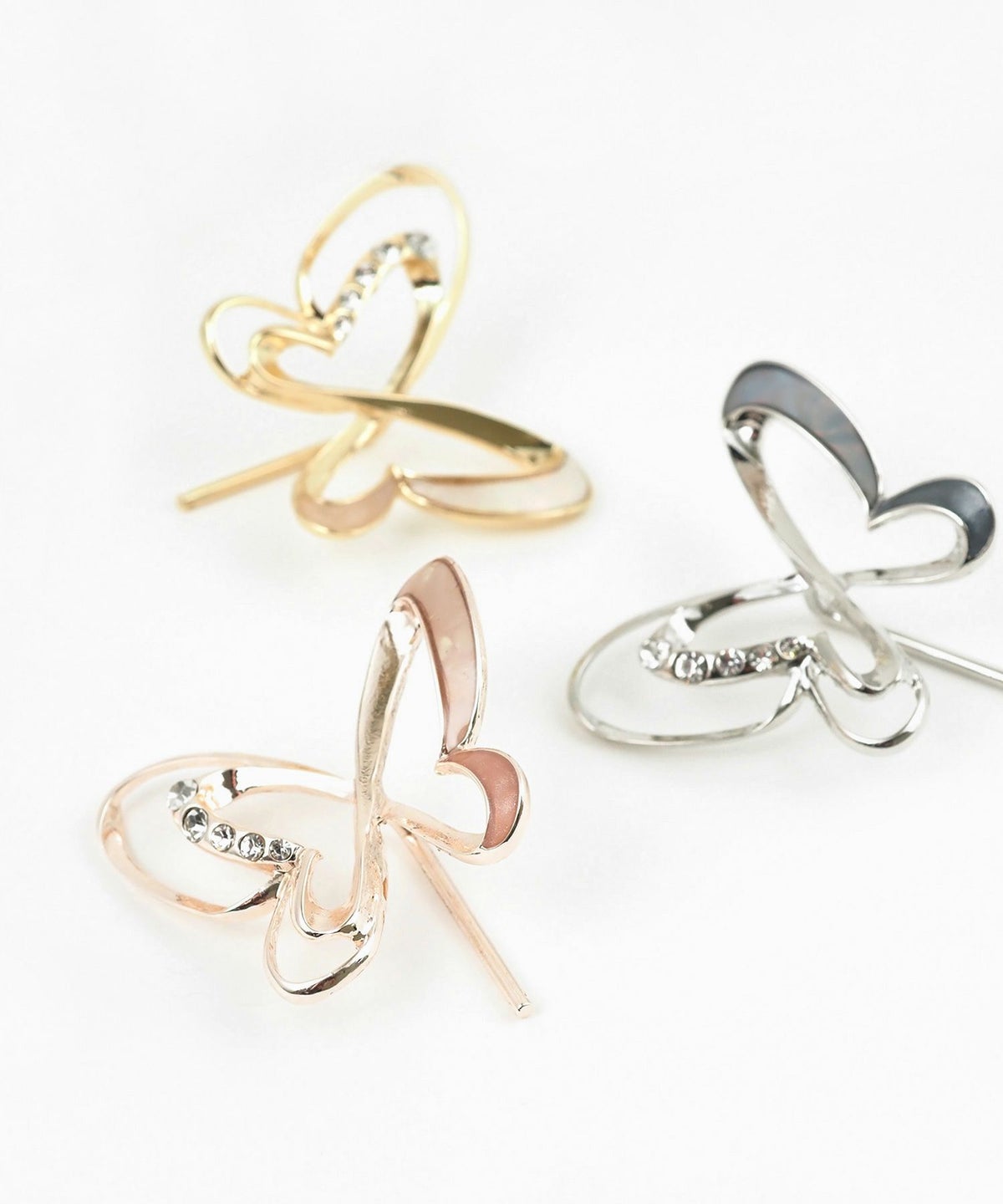 アシンメトリーバタフライポニーフック