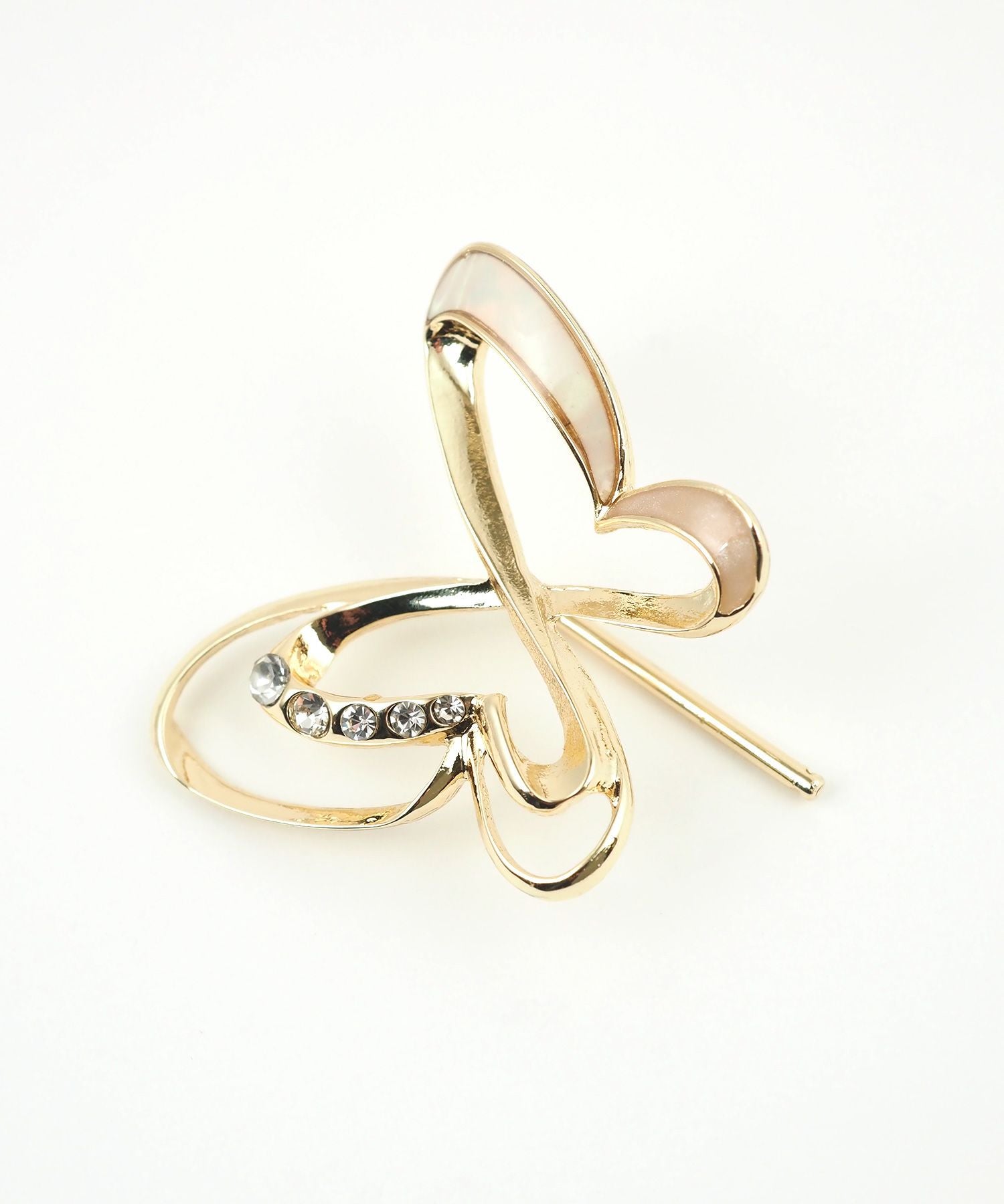 アシンメトリーバタフライポニーフック