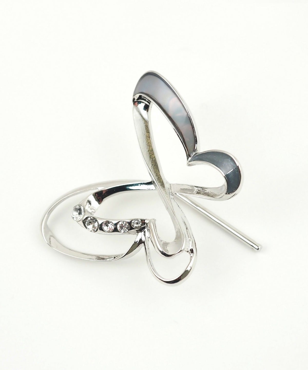 アシンメトリーバタフライポニーフック