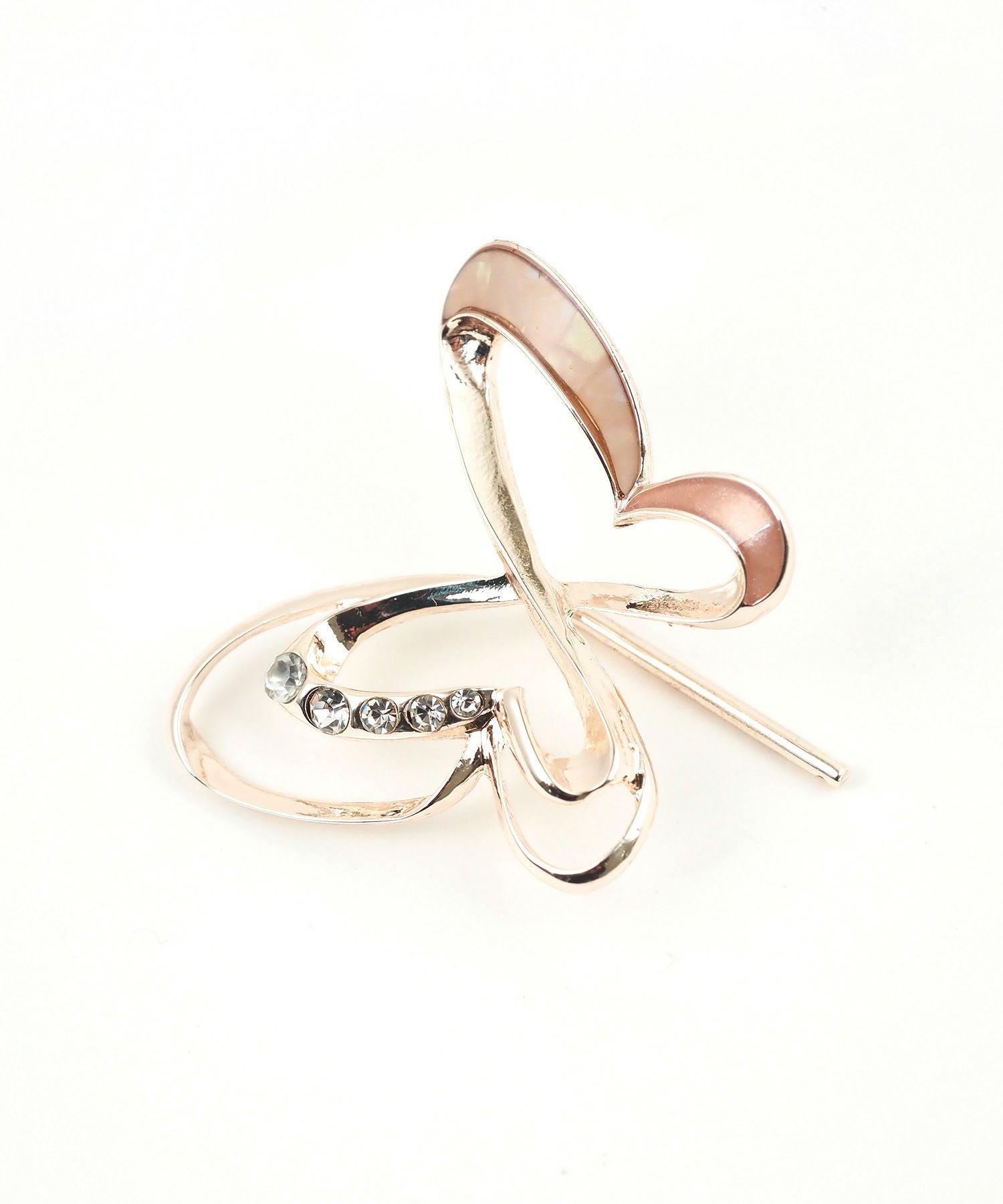 アシンメトリーバタフライポニーフック