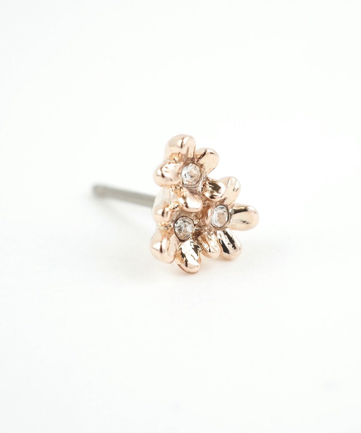 【web限定】ルミトリオフロラピュアチタンポストピアス【Lumirise】