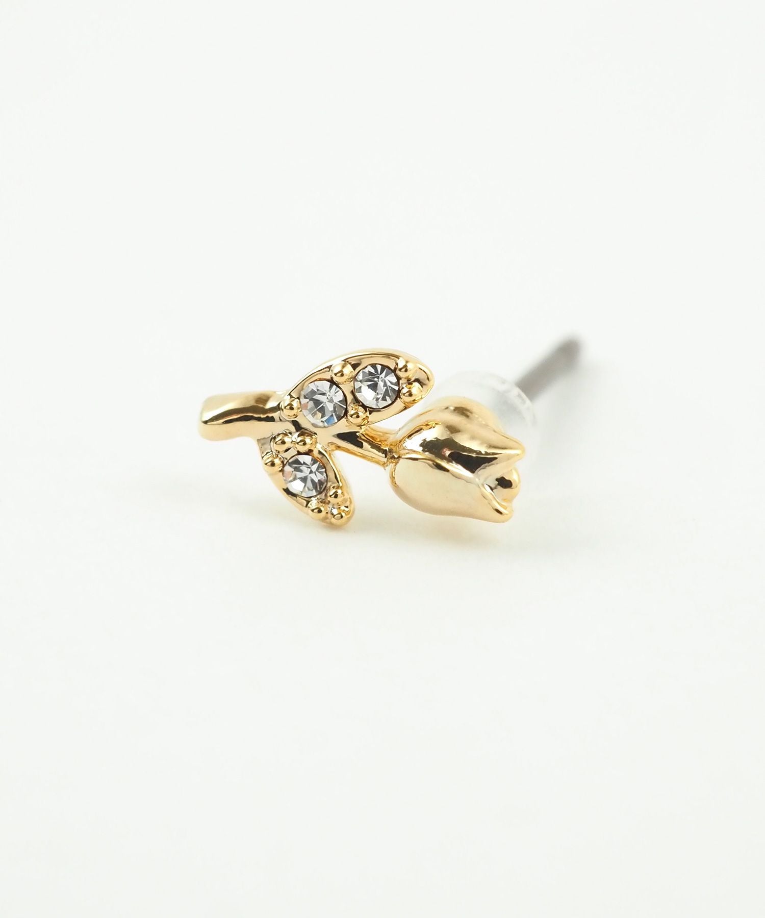 【web限定】ルミミニチューリップピュアチタンポストピアス【Lumirise】