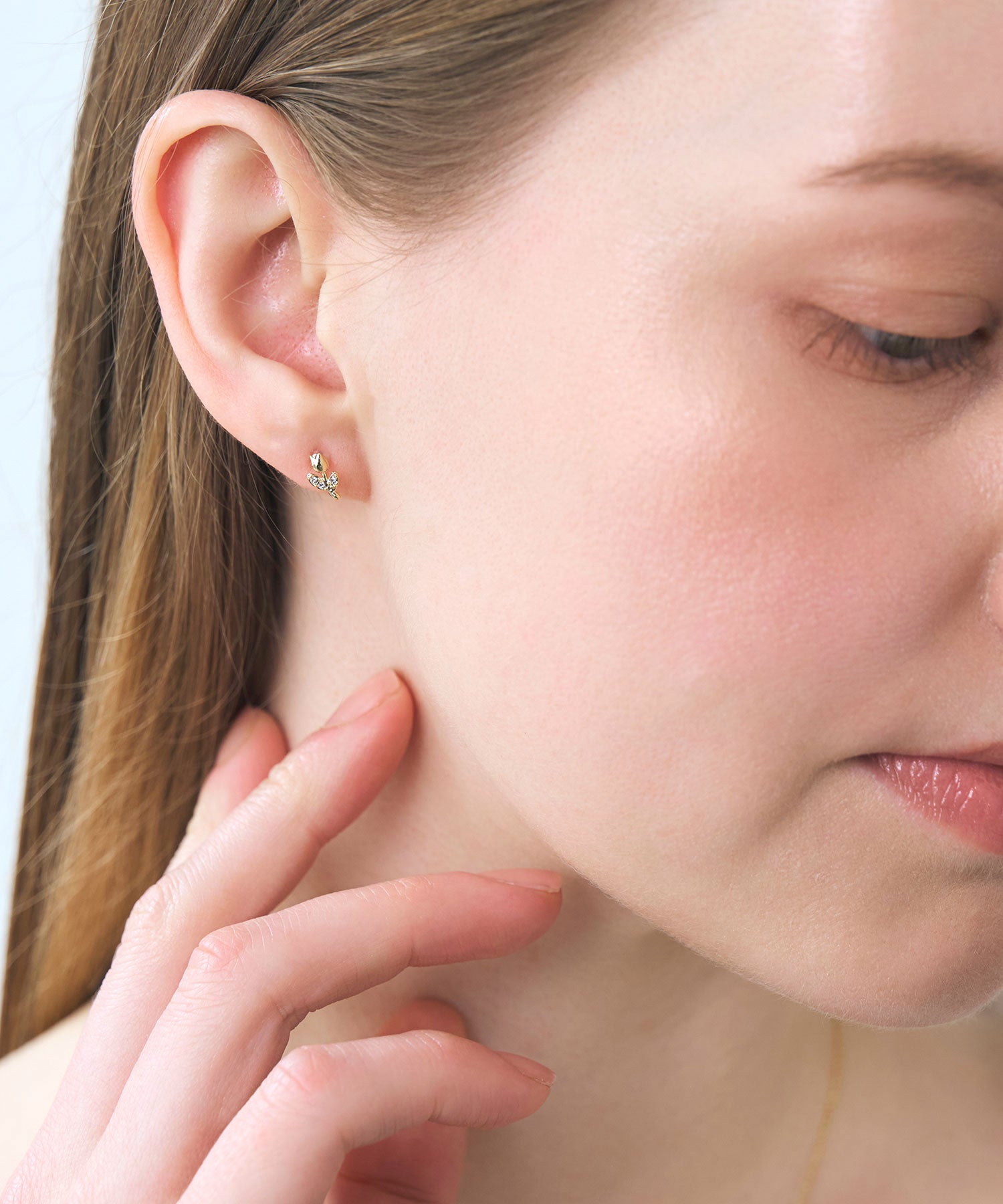 【web限定】ルミミニチューリップノンホールイヤリング【Lumirise】