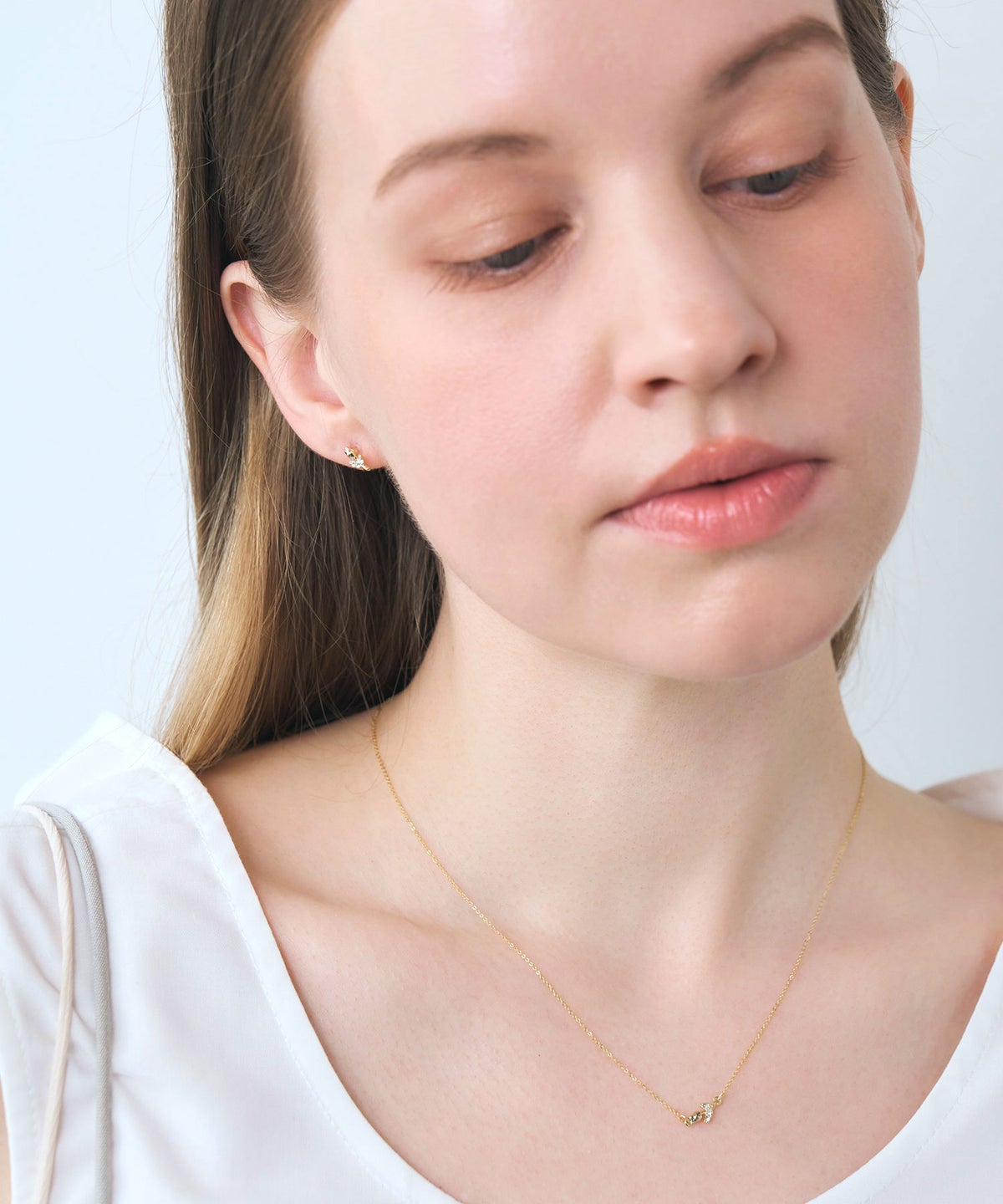 【web限定】ルミミニチューリップノンホールイヤリング【Lumirise】