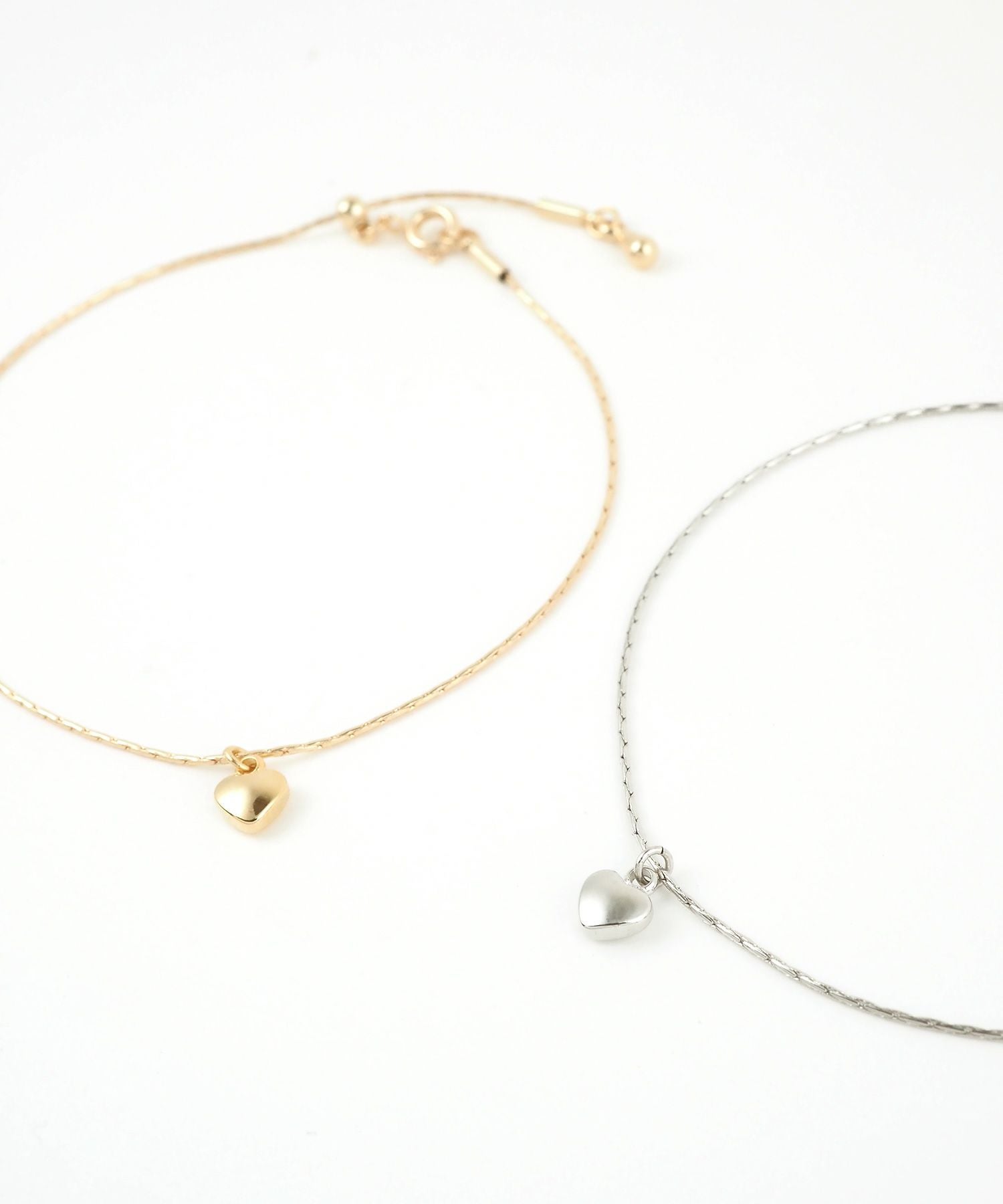 【web限定】メタルミニハートスライドブレスレット