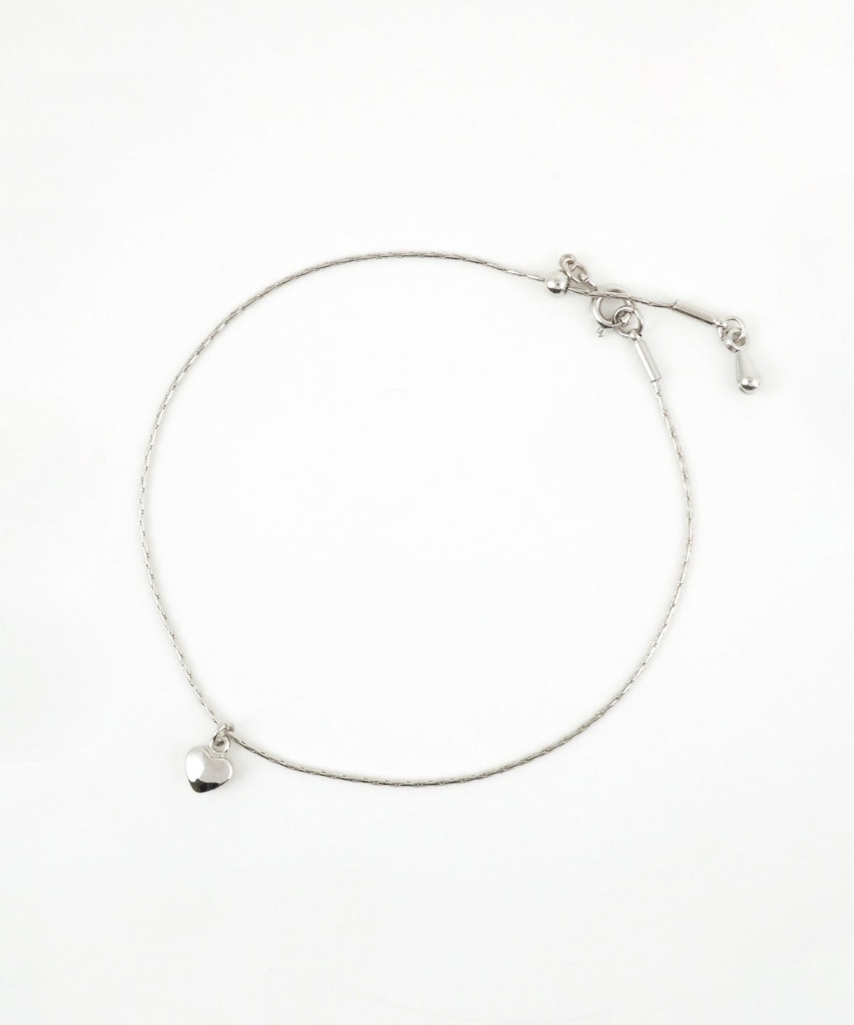 【web限定】メタルミニハートスライドブレスレット